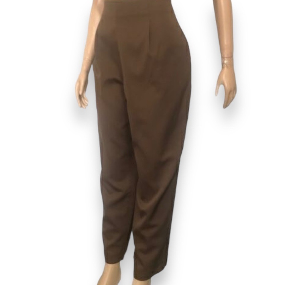 focus 2000 brown womens pants size 12ps